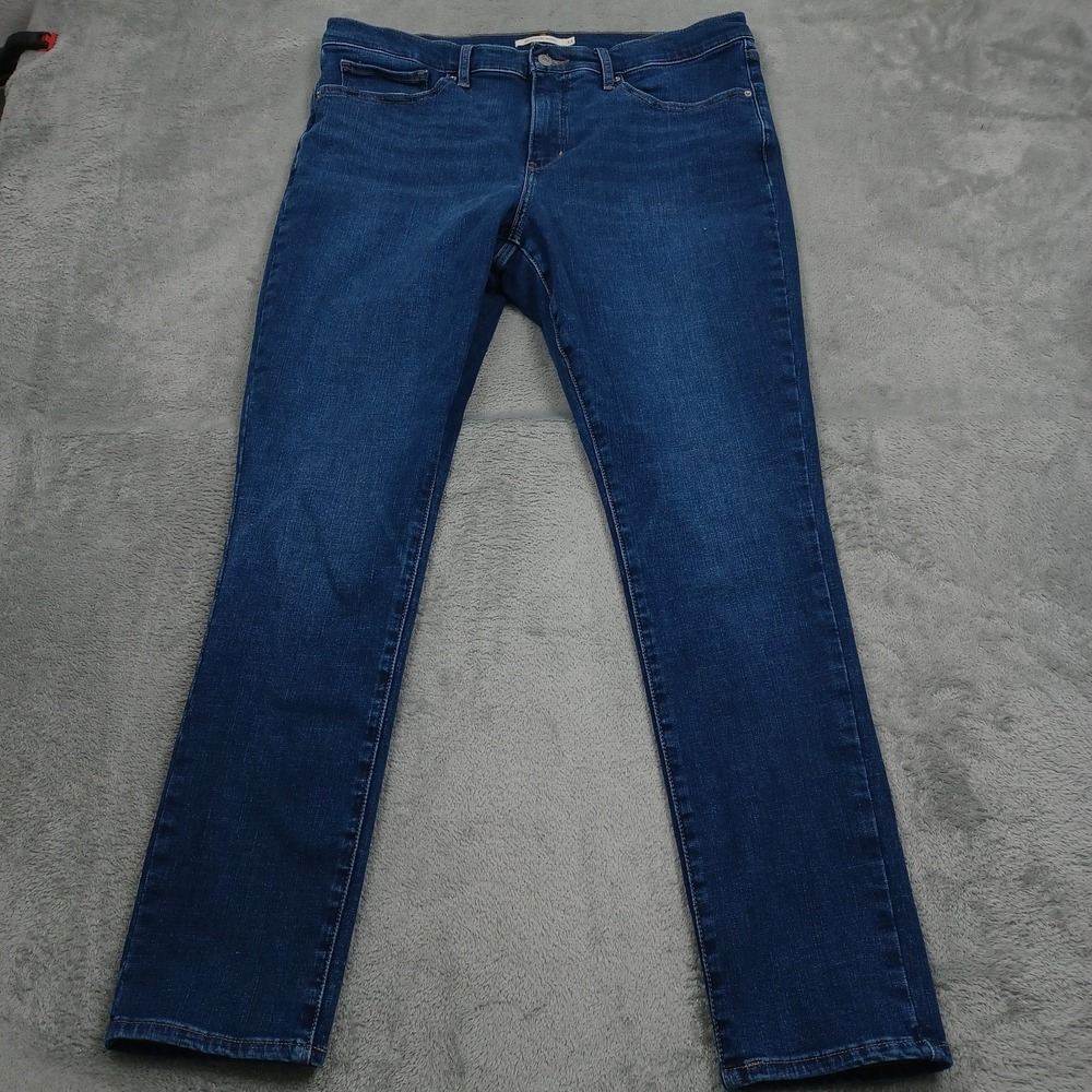 Levis 311 Jeans Womens 33 Blue Denim Shaping Skinny Casual Modern